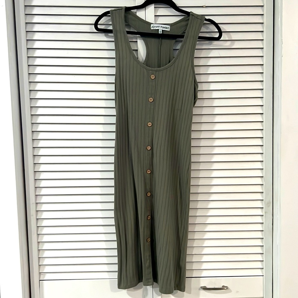 Sporty cute race back tank dress